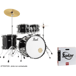 RSS525SCC-31 - Batterie Roadshow rock 22" + pack Sabian Solar Jet Black