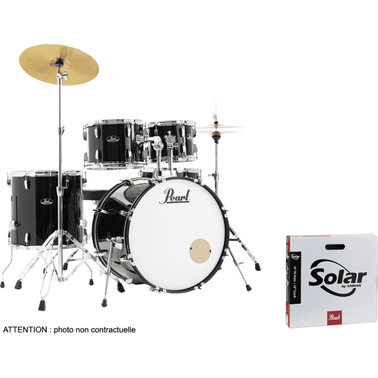 RSS525SCC-31 - Batterie Roadshow rock 22" + pack Sabian Solar Jet Black