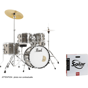 RSS585CC-707 - Batterie Roadshow junior 18" + pack Sabian Solar Bronze Metallic