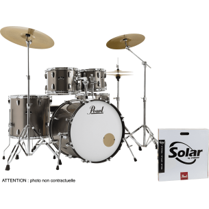 RSS525SBCC-707 - Batterie Roadshow 4F rock 22" + B-50 + Ride 20" Solar Bronze Metallic