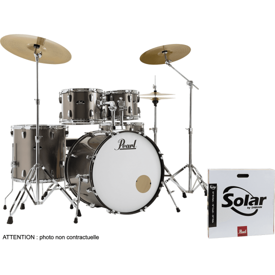 RSS525SBCC-707 - Batterie Roadshow 4F rock 22" + B-50 + Ride 20" Solar Bronze Metallic
