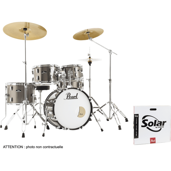 RSS585BCC-707 - Batterie Roadshow 4F junior 18" + B-50 + Ride 20" Solar Bronze Metallic