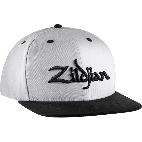 Casquette Blanche 6 panel Logo Zildjian