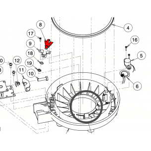 72562656 - JACK BOARD ASSY - Prise jack pour pad PDX-8