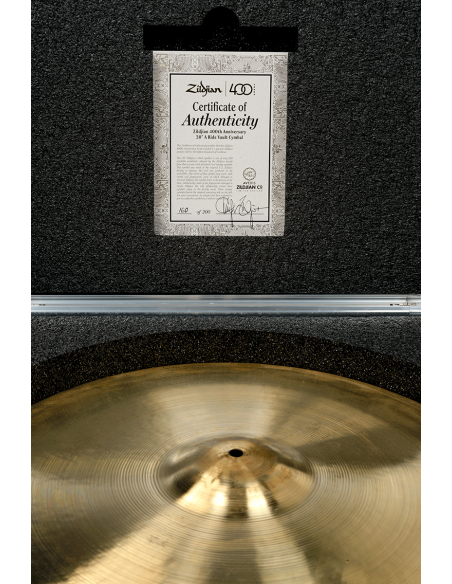 Crash - 15" 400ème Anniversaire + hardcase