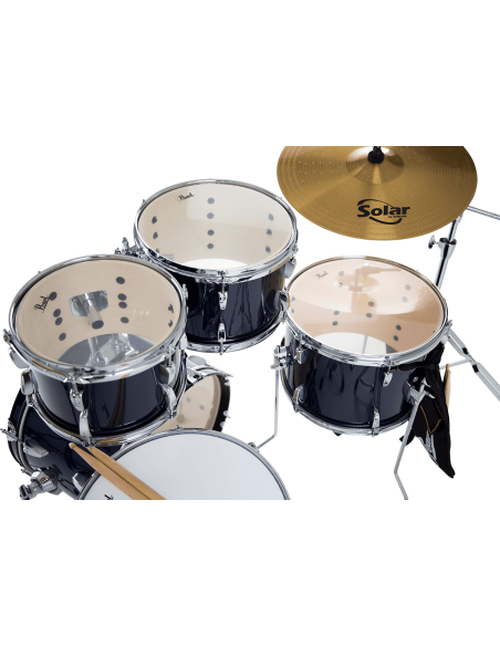 RSS505BCC-743 - Fusion 20" 5 fûts - Royal Blue Metallic + B-50 + pack Sabian Solar 3 cymbales