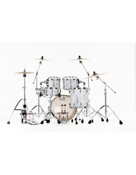 PPV PMX904XPC-448 - Fusion 20" 4 fûts - White Marine Pearl