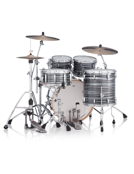 PPV MMGC924XSPLC-855 - Rock 22" 4 fûts - Custom GyroLock-L Black Oyster Swirl