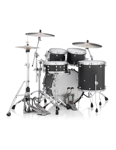 PPV MMGC924XSPLC-855 - Rock 22" 4 fûts - Custom GyroLock-L Black Oyster Swirl