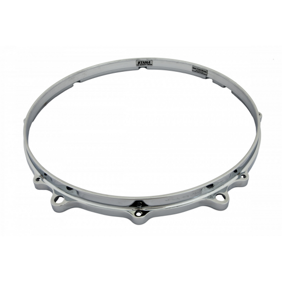 MDH14-8F - Cercle moulé Star Cast pour fût 14" - 8 trous - Chrome