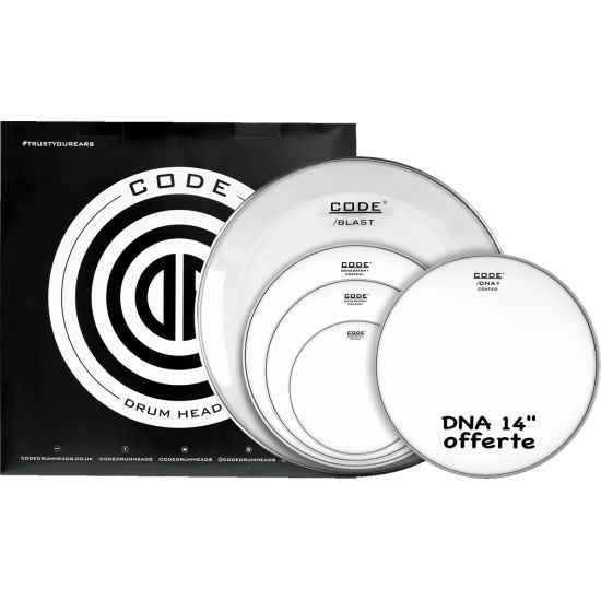 Set de peaux FULL PACK simple pli Sablée Fusion 10" 12" 14" 20" + 14" 