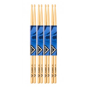 VSP5AW - Baguettes de Batterie Hickory 4-PACK 5A WD-TIP HICKORY STICKS