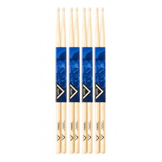 VSPFW - Baguettes de Batterie Hickory 4-PACK FUSION HICKORY STICKS