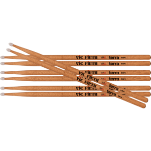 Vic Firth P5BTN4PK - Pack 4 paires American Classic Terra 5BN