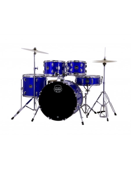 CM5044FTCIB Comet Fusion 20 5F Bleu Indigo Complete Avec Hardware, Siege Et Cymbales