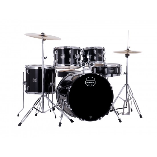 CM5044FTCDK Comet Fusion 20 5F Noir Complete Avec Hardware, Siege Et Cymbales