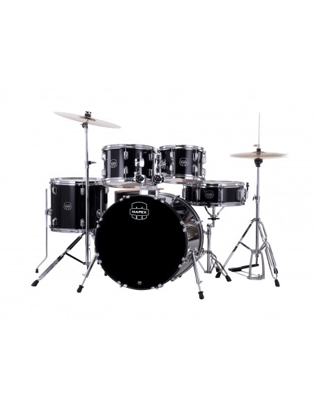 CM5044FTCDK Comet Fusion 20 5F Noir Complete Avec Hardware, Siege Et Cymbales