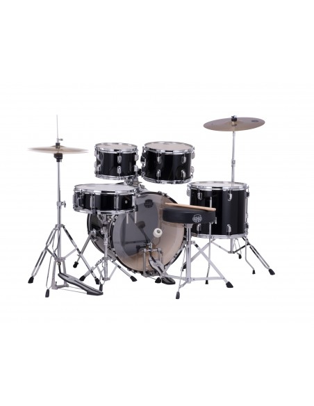 CM5044FTCDK Comet Fusion 20 5F Noir Complete Avec Hardware, Siege Et Cymbales
