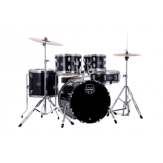 CM5844FTCDK Comet Jazz/Junior 18 5F Noir Complete Avec Hardware, Siege Et Cymbales
