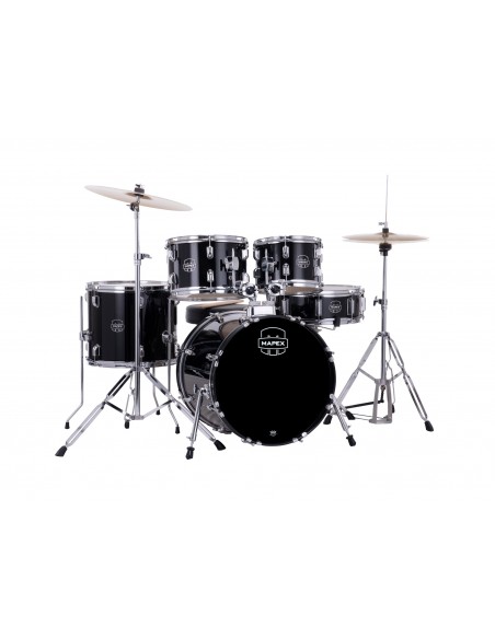 CM5844FTCDK Comet Jazz/Junior 18 5F Noir Complete Avec Hardware, Siege Et Cymbales
