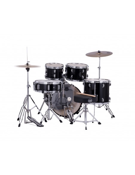 CM5844FTCDK Comet Jazz/Junior 18 5F Noir Complete Avec Hardware, Siege Et Cymbales