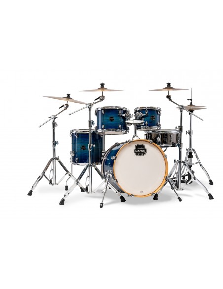 AR504SVNJ Batterie Armory Fusion 5 Fûts, Bouleau Et Érable, Sans Accessoires, Blue Wave