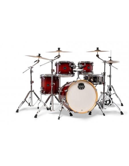 AR504SVNR Batterie Armory Fusion 5 Fûts, Bouleau Et Érable, Sans Accessoires, Red Onyx