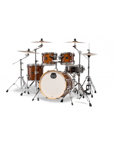 AR504SVWJ Batterie Armory Fusion 5 Fûts, Bouleau Et Érable, Sans Accessoires, Roasted Chesnut