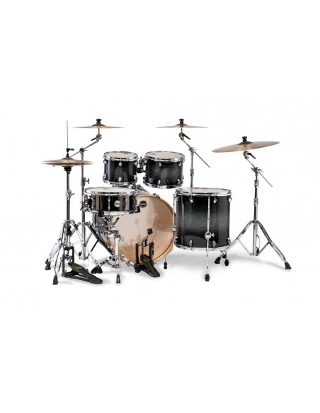 AR529SVOZ Batterie Armory Stage 22, 5 Fûts, Bouleau Et Érable, Sans Accessoires, Black Onyx