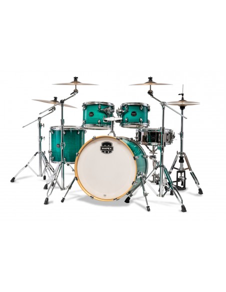 AR529SVJO Batterie Armory Stage 22, 5 Fûts, Bouleau Et Érable, Sans Accessoires, Jade Stone