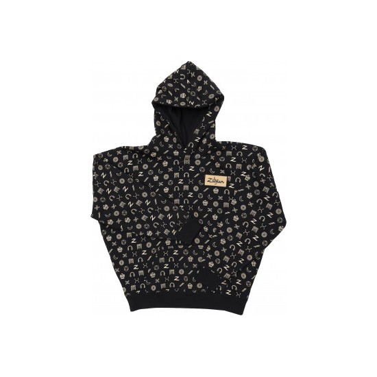 ZAHD0082-LE - Hoodie Icon noir pour enfant – M