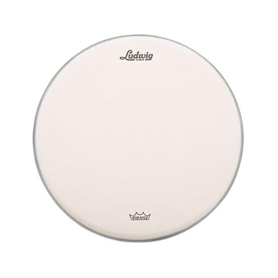 LW108RAC 8" Peau tom et caisse-claire Ambassador sablé avec logo Ludwig