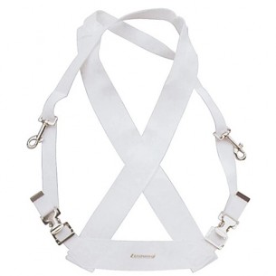 LF350W White Bass Drum Harness for Concert