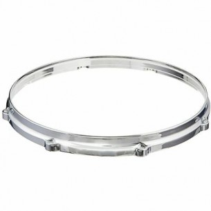 L1408BCDIR Batter side Drum Shoop 14" 8 Holes - Chrome