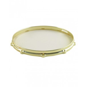 L1410SBDIR 14" 10 Holes Cast Snare side Drum Hoop - Brass Plated