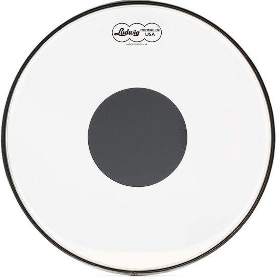LW6122R Peau grosse caisse 22" Powerstroke 3 Clear Silver Dot