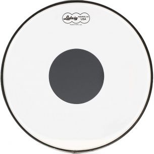 LW6124R Peau grosse caisse 24" Powerstroke 3 Clear Silver Dot