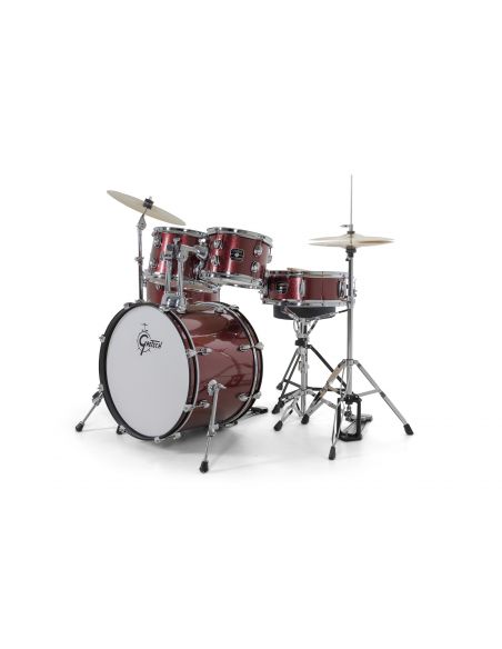Drum Set Gretsch Renegade GR 5-Fûts20" Ruby Sparkle + pack hardware + siège + cymbales