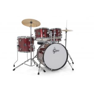 Drum Set Gretsch Renegade GR 5-Fûts20" Ruby Sparkle + pack hardware + siège + cymbales