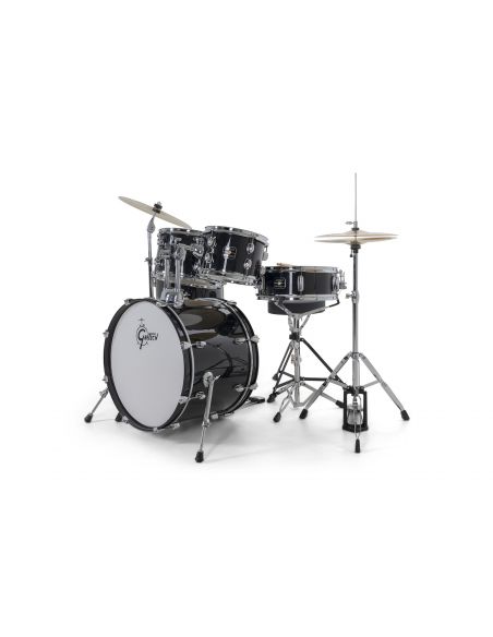 Drum Set Gretsch Renegade GR 5-Fûts20" Black Mist + pack hardware + siège + cymbales