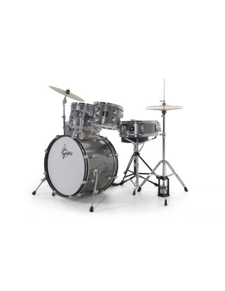 Drum Set Gretsch Renegade BD 5-Fûts22" Grey Sparkle + pack hardware + siège + cymbales