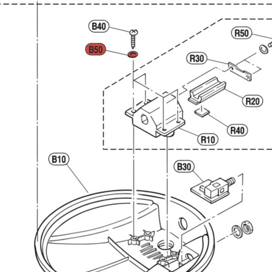 RONDELLE PLATE 4x10x0,8