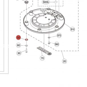 RUBBER WASHER - XP100T