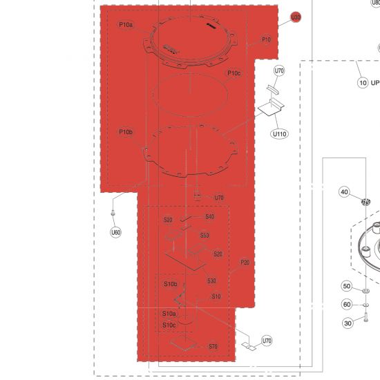 ENSEMBLE CAPTEUR DE PAD - XP80