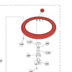 8 MAJUSCULES PEINTES - XP80