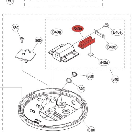 SUPPORT EN NYLON - TP65S DTP4KSP