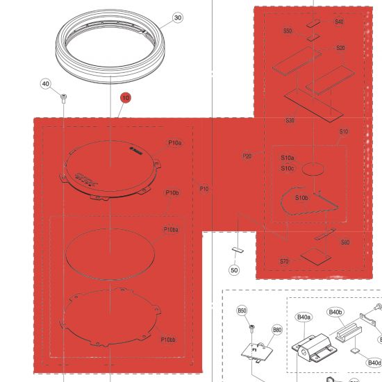ENSEMBLE CAPTEUR DE PAD - XP70
