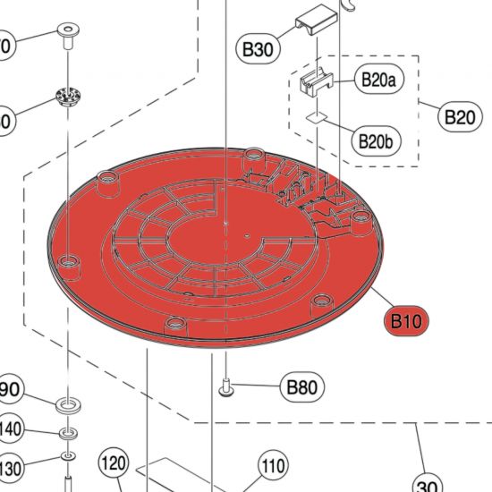 BOÎTIER 12' TOM - XP120T
