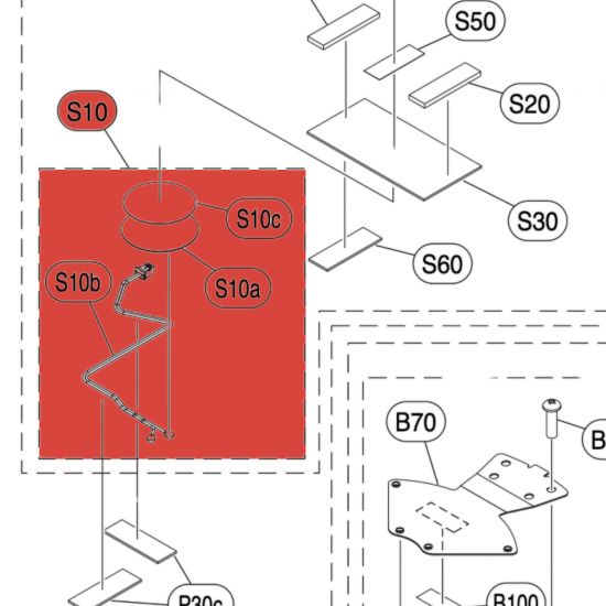 PIEZO CABLE SET - XP120T