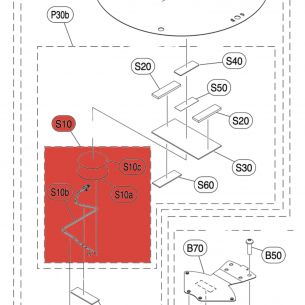 PIEZO CABLE SET - XP100T